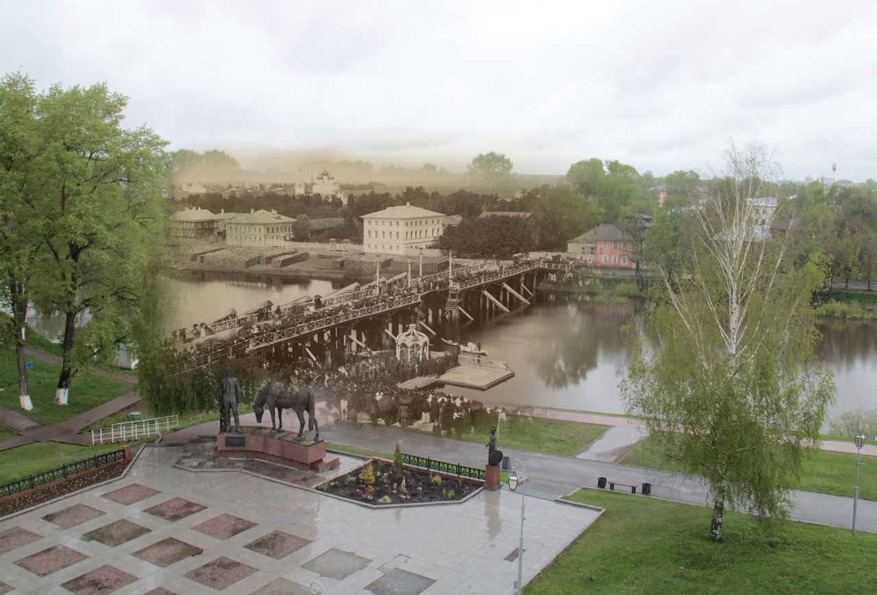 Пешеходный мост у Соборной горки планируется воссоздать в Вологде